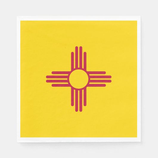 Vlag van New Mexico Servet (Voorkant)