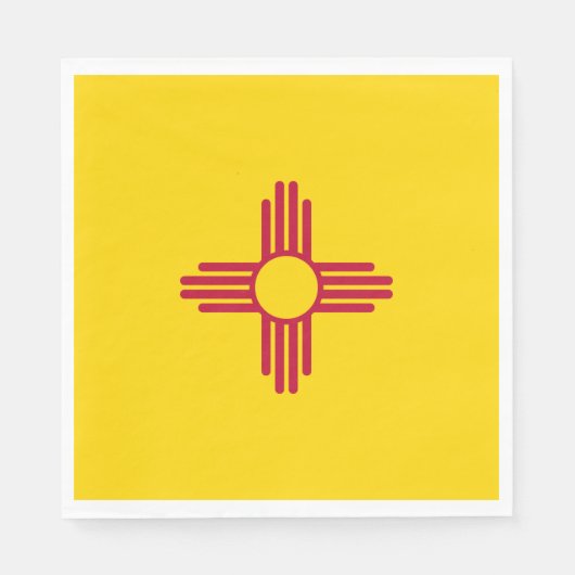 Vlag van New Mexico Servet (Voorkant)