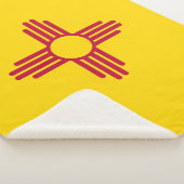 Vlag van New Mexico Sherpa Deken (3/4)