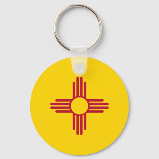 Vlag van New Mexico Sleutelhanger (Voorkant)