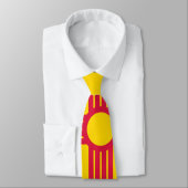 Vlag van New Mexico Stropdas (Gebonden)