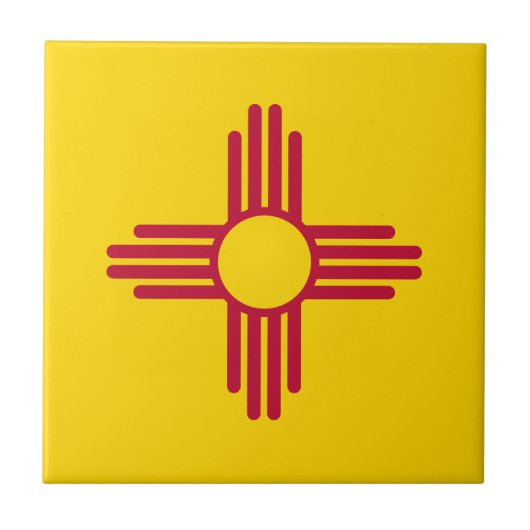 Vlag van New Mexico Tegeltje (Voorkant)
