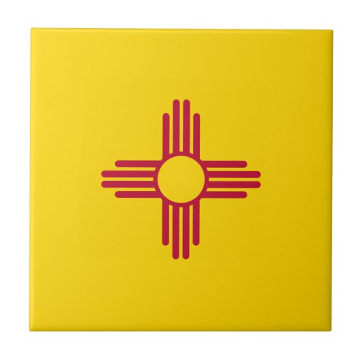 Vlag van New Mexico Tegeltje (Voorkant)