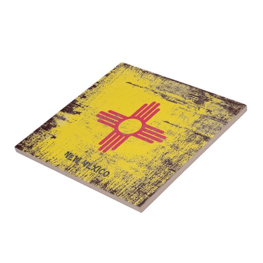 Vlag van New Mexico Tegeltje (Zijkant)