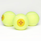 Vlag van New Mexico Tennisballen (Multi)