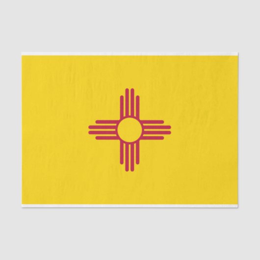 Vlag van New Mexico Tissuepapier (Voorkant)