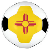 Vlag van New Mexico Voetbal (Gedraaid)