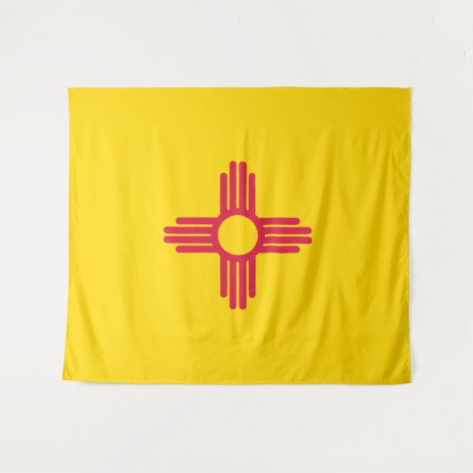 Vlag van New Mexico Wandkleed (Voorkant (horizontaal))