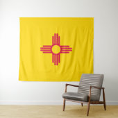 Vlag van New Mexico Wandkleed (In Situ (horizontaal))