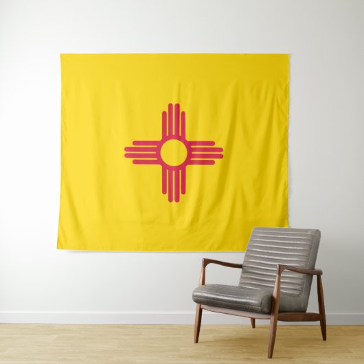 Vlag van New Mexico Wandkleed (In Situ (horizontaal))