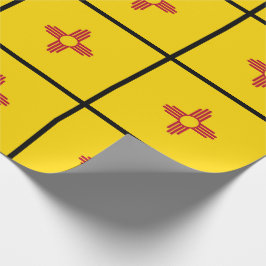 Vlag van New Mexico Zia-symbool Cadeaupapier