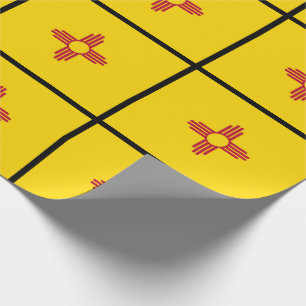 Vlag van New Mexico Zia-symbool Cadeaupapier