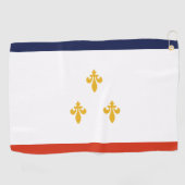 Vlag van New Orleans Golfhanddoek (Horizontaal)