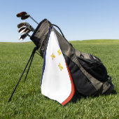 Vlag van New Orleans Golfhanddoek (Groen)