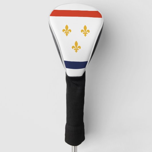 Vlag van New Orleans Golfheadcover (Voorkant)