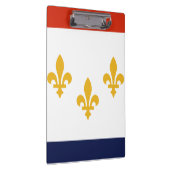 Vlag van New Orleans, klembord Louisiana (Rechts)