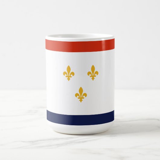 Vlag van New Orleans Koffiemok (Center)