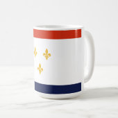 Vlag van New Orleans Koffiemok (Voorkant rechts)