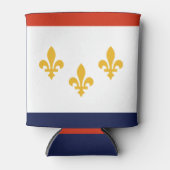 Vlag van New Orleans, Louisiana Blikjeskoeler (Voorkant)