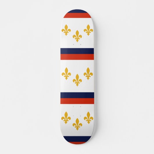 Vlag van New Orleans, Louisiana Persoonlijk Skateboard (Voorkant)