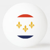 Vlag van New Orleans, Louisiana Ping-Pong Ball (Voorkant)