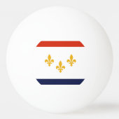 Vlag van New Orleans, Louisiana Ping-Pong Ball (Achterkant)