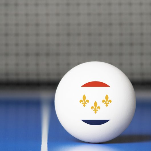 Vlag van New Orleans, Louisiana Ping-Pong Ball (Net)