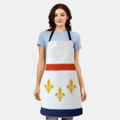 Vlag van New Orleans, Louisiana Schort (Gedragen)