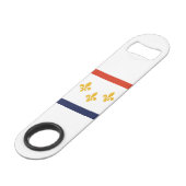 Vlag van New Orleans, Louisiana Speed Flessenopener (Voorkant Gekanteld)