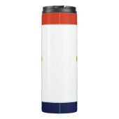 Vlag van New Orleans, Louisiana Thermal Tumbler Thermosbeker (Achterkant)