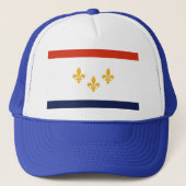 Vlag van New Orleans, Louisiana Trucker Pet (Voorkant)