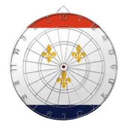 Vlag van New Orleans (Louisiana, VS) Dartbord