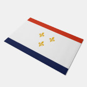 Vlag van New Orleans (Louisiana, VS) Deurmat (Schuin)