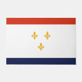 Vlag van New Orleans (Louisiana, VS) Deurmat (Voorkant)