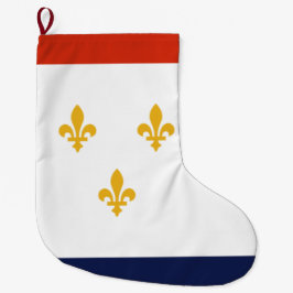 Vlag van New Orleans (Louisiana, VS) Grote Kerstsok