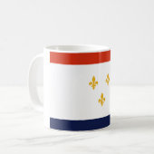 Vlag van New Orleans (Louisiana, VS) Koffiemok (Voorkant links)