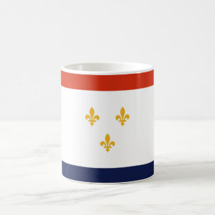 Vlag van New Orleans (Louisiana, VS) Koffiemok