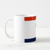 Vlag van New Orleans (Louisiana, VS) Koffiemok (Links)