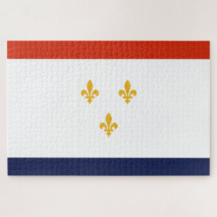 Vlag van New Orleans (Louisiana, VS) Legpuzzel