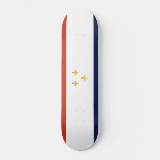 Vlag van New Orleans (Louisiana, VS) Persoonlijk Skateboard (Voorkant)
