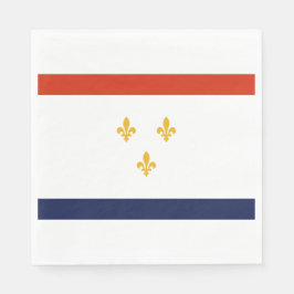 Vlag van New Orleans (Louisiana, VS) Servet