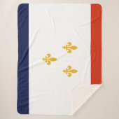 Vlag van New Orleans (Louisiana, VS) Sherpa Deken (Voorkant)