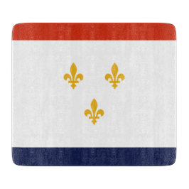 Vlag van New Orleans (Louisiana, VS) Snijplank