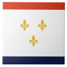 Vlag van New Orleans (Louisiana, VS) Tegeltje