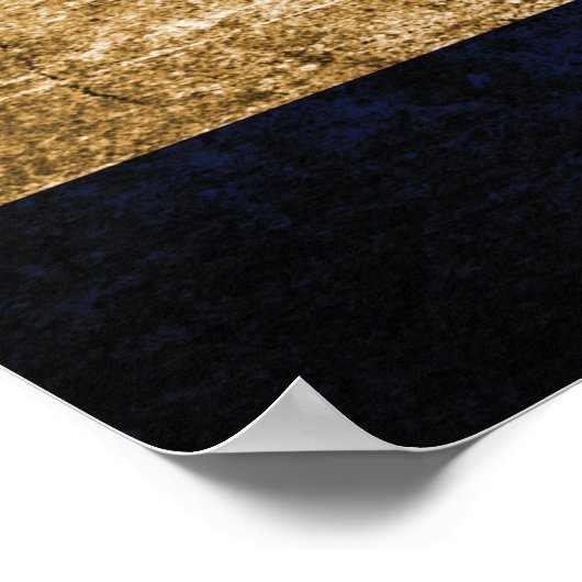  vlag van New Orleans Poster (Hoek)