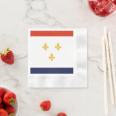 Vlag van New Orleans Servet (Insitu)