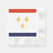 Vlag van New Orleans Servet (Voorkant)
