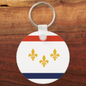 Vlag van New Orleans, Sleutelhanger van Louisiana (Achterkant)
