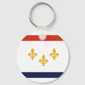 Vlag van New Orleans, Sleutelhanger van Louisiana (Achterkant)