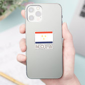 Vlag van New Orleans Sticker (Telefoon)